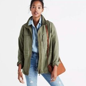hooded field jacket women's